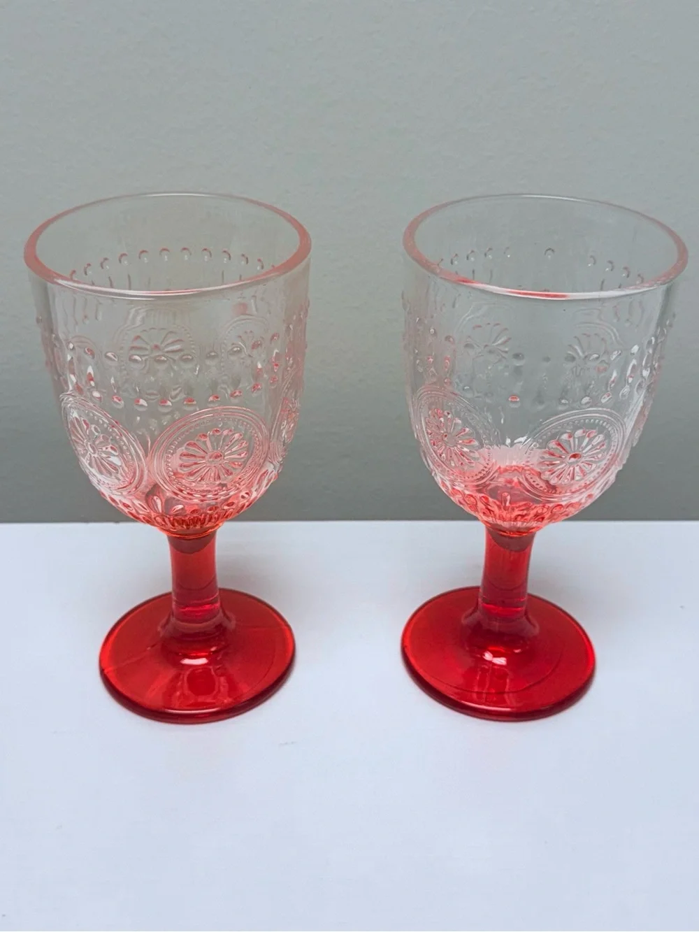 Set of 2 Goblets with Red Stem, Target Bullseye Playground Summer 2026
